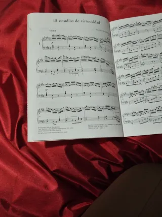Libro de Piano Moszkowski Estudios Virtuosismo