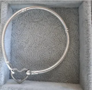 Precisa Pulsera Corazón Plata Nueva