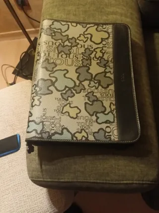 Portadocumentos Tous Beige Multicolor