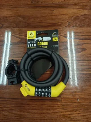 Candado bici AUVRAY COMBI 150 cm