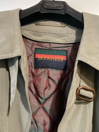 Gabardina hombre verde talla XXXL