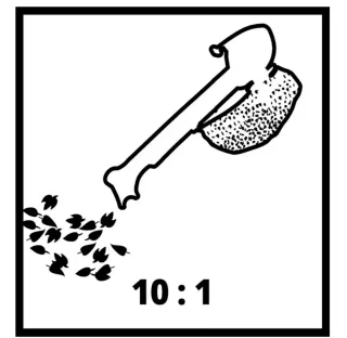 Aspirador eléctrico de hojas 10:1