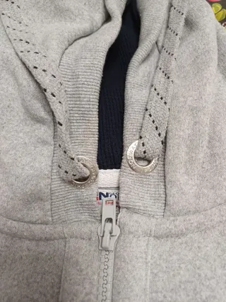 Sudadera Geographical Norway Gris