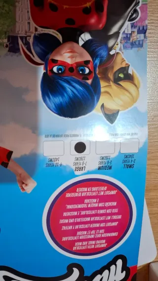 Disfraz Ladybug Talla 7-8 años