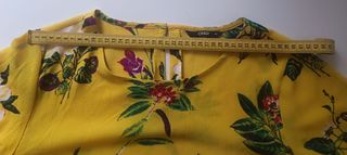 Blusa ONLY fiori gialla taglia M