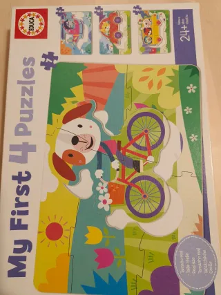4 Puzzles Primeros Pasos +24 meses