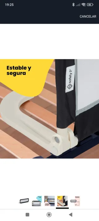 Barrera de Cama Safety 1st Gris