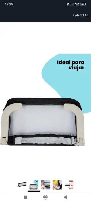 Barrera de Cama Safety 1st Gris