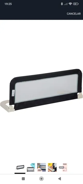 Barrera de Cama Safety 1st Gris