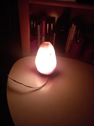 Lámpara de sal natural