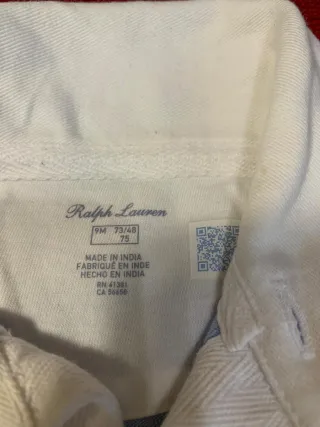 Lotto vestiti bimba 9 mesi ralph lauren e hilfiger