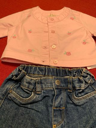 Lotto vestiti -Pantaloncini blu Ralph bimba