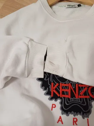 Sudadera Kenzo Tiger Blanca