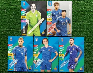 5 carte Adrenalyn XL Panini Italia C554
