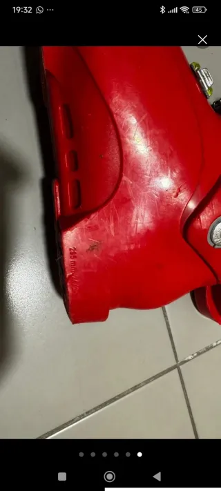 Botas de esquí Salomon rojas