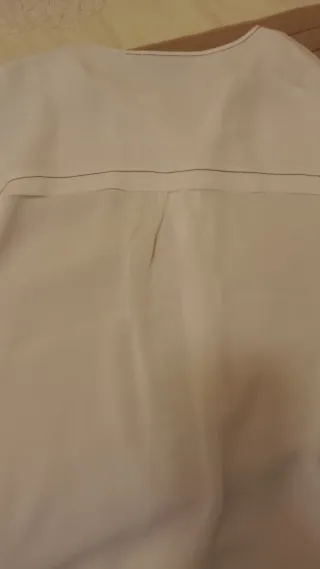 Blusa blanca Massimo Dutti