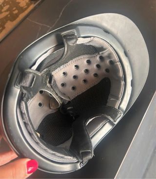 Casco Fouganza nero equitazione