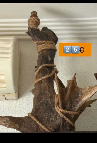 Lámpara cepa de viña gallega