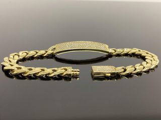 pulsera oro 18k con circonita