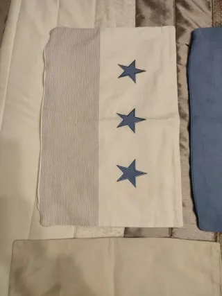 4 Fundas cojín habitación infantil estrellas