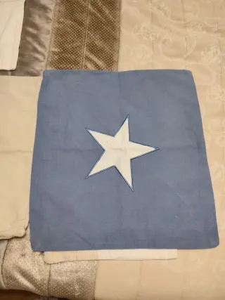 4 Fundas cojín habitación infantil estrellas