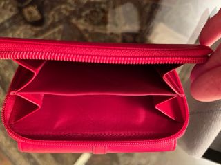 Portafoglio Piquadro Pelle Saffiano Donna Rosso