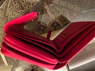 Portafoglio Piquadro Pelle Saffiano Donna Rosso