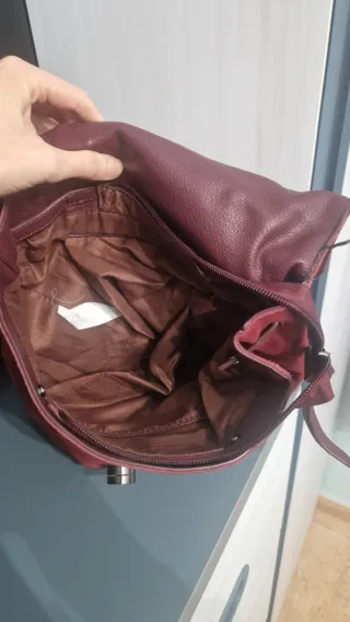 2 Mochilas Mujer( 1 granate y 1 blanca/azul marino