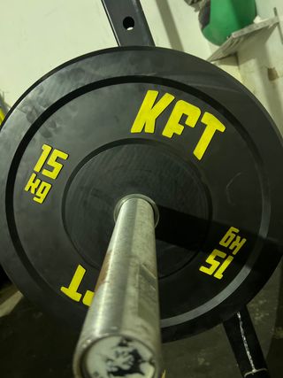 Pareja Discos Olímpicos 15 kg KFT Caucho