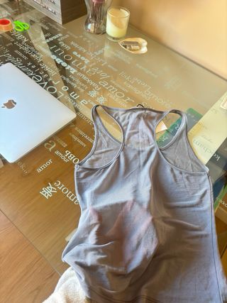 Camiseta Pull&Bear gris Talla S