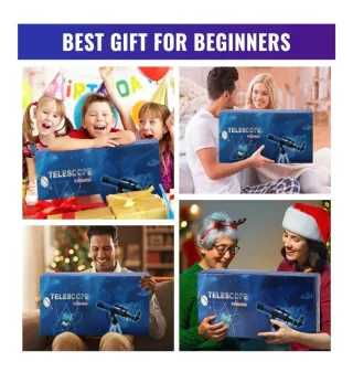 Telescopio con trípode y accesorios F40040 NUEVO