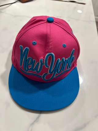 Gorra New York Rosa y Azul