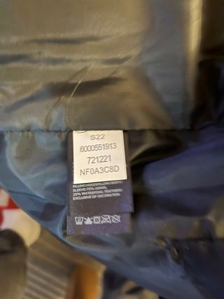 The North Face 1996 Nuptse Talla L Negra