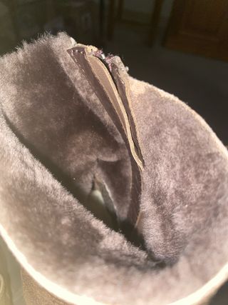 Botas de piel marrones , italianas, muy calentitas