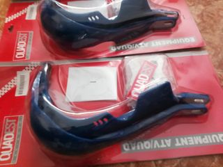 Cubremanetas Quad Moto Azules