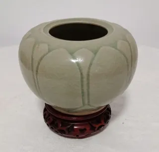 Jarrón Celadón Pequeño Flor