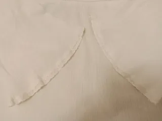 Blusa blanca MANGO niña talla 10, 140 cm