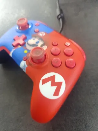 Mando Mario con cable para Switch