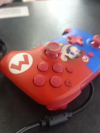 Mando Mario con cable para Switch