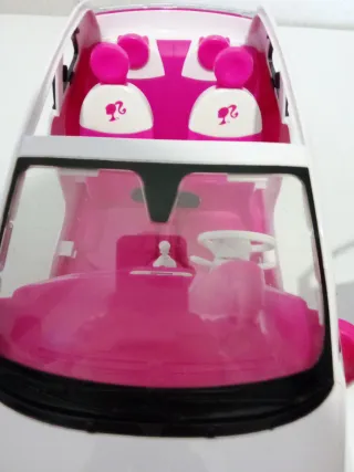 Macchina Barbie Fiat 500 Rosa e Bianco