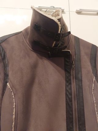Chaqueta Pelliza Mujer Marrón Talla M