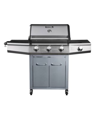 Barbacoa Gas 4 Quemadores + Lateral