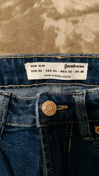 Vaqueros Mon Slim Azules