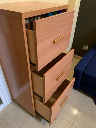 Mueble cajones madera rebajado