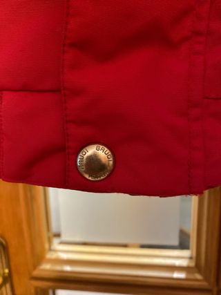 Abrigo de esquí Brugi rojo