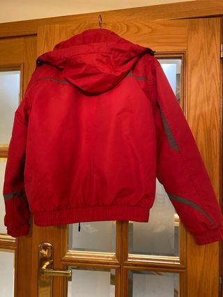 Abrigo de esquí Brugi rojo