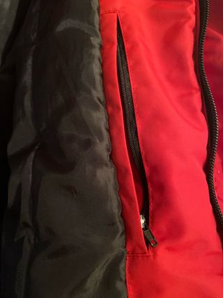 Abrigo de esquí Brugi rojo