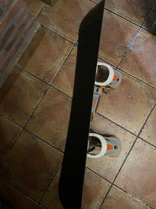 Tabla Snowboard con Fijaciones