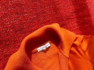 Jersey Escorpion naranja oscuro calderacuello polo