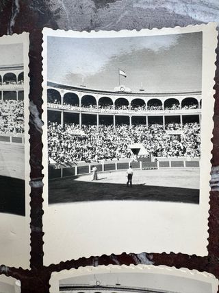 Lote de Fotos Antiguas Plaza de Toros León CastilC